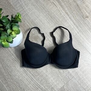 VICTORIA’S SECRET Black Underwire Lightly Padded Push Up Bra Women’s Size 34D